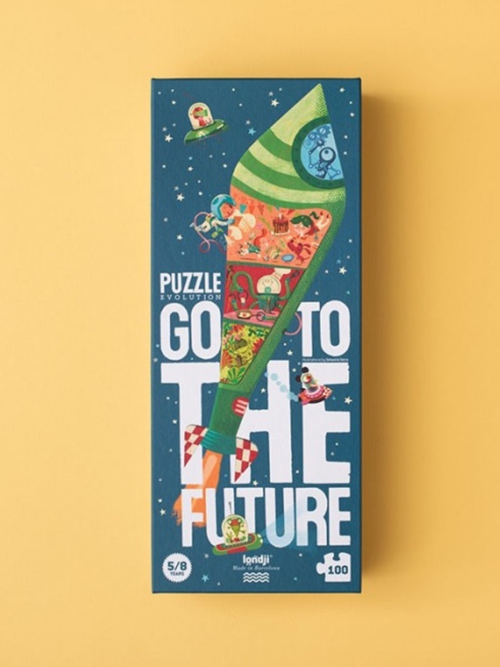 Londji Bicicletta Puzzle Go To The Future - Picture 8 of 11